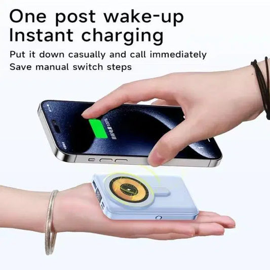 Portable Fast Charging Power Bank - 10000mAh Compact USB C Charger